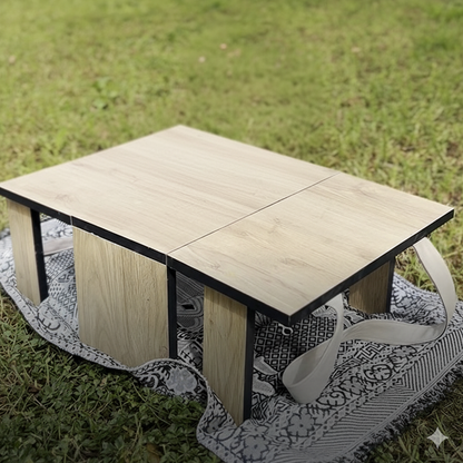 Table basse 2 en 1 avec coffre de rangement – Design moderne