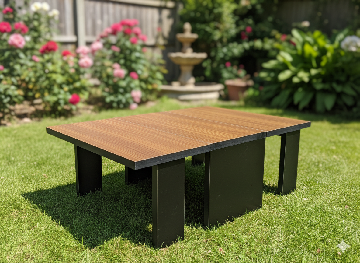 Table basse 2 en 1 avec coffre de rangement – Design moderne